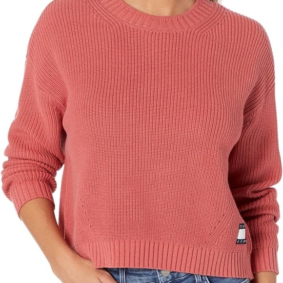 Tommy Hilfiger Women's Crew Neck Flag Sweater - Picture 1 of 6